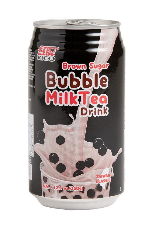 Bubble Milk Tea Drink gusto Brown Sugar - RICO 350ml.
